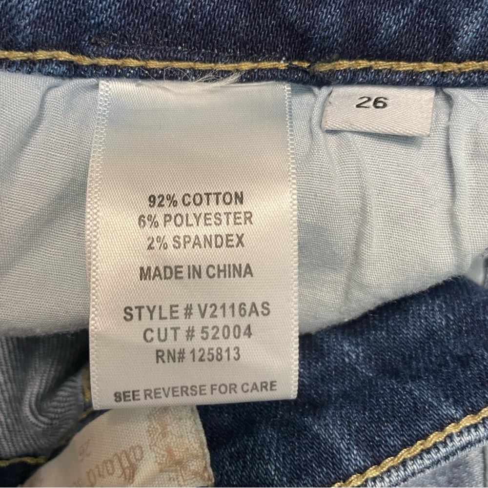 Altar’d State Women's Medium‎ Wash Distressed Jeans Size 26 - Picture 4 of 4